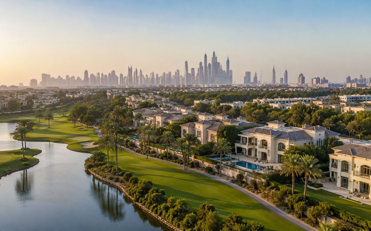 Emirates Hills skyline