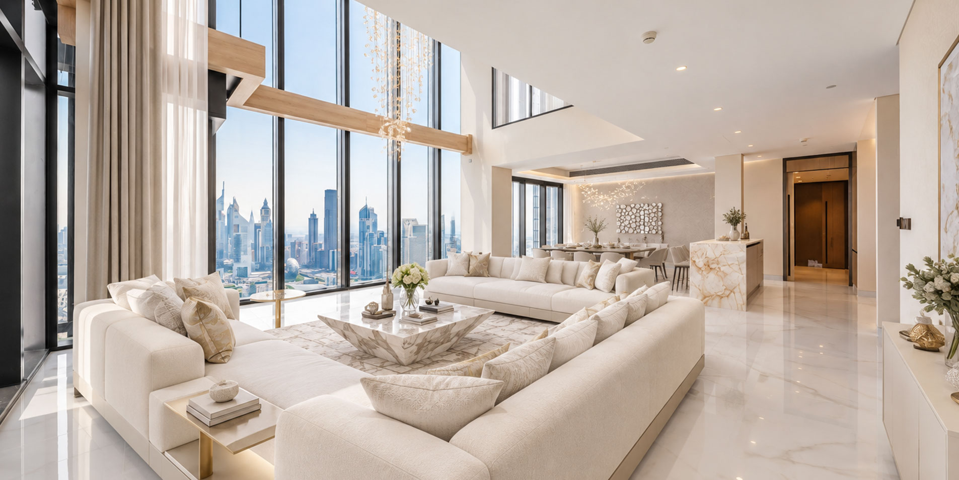 Renovated 3 Bed Duplex | Double-Height Living | Skyline Views